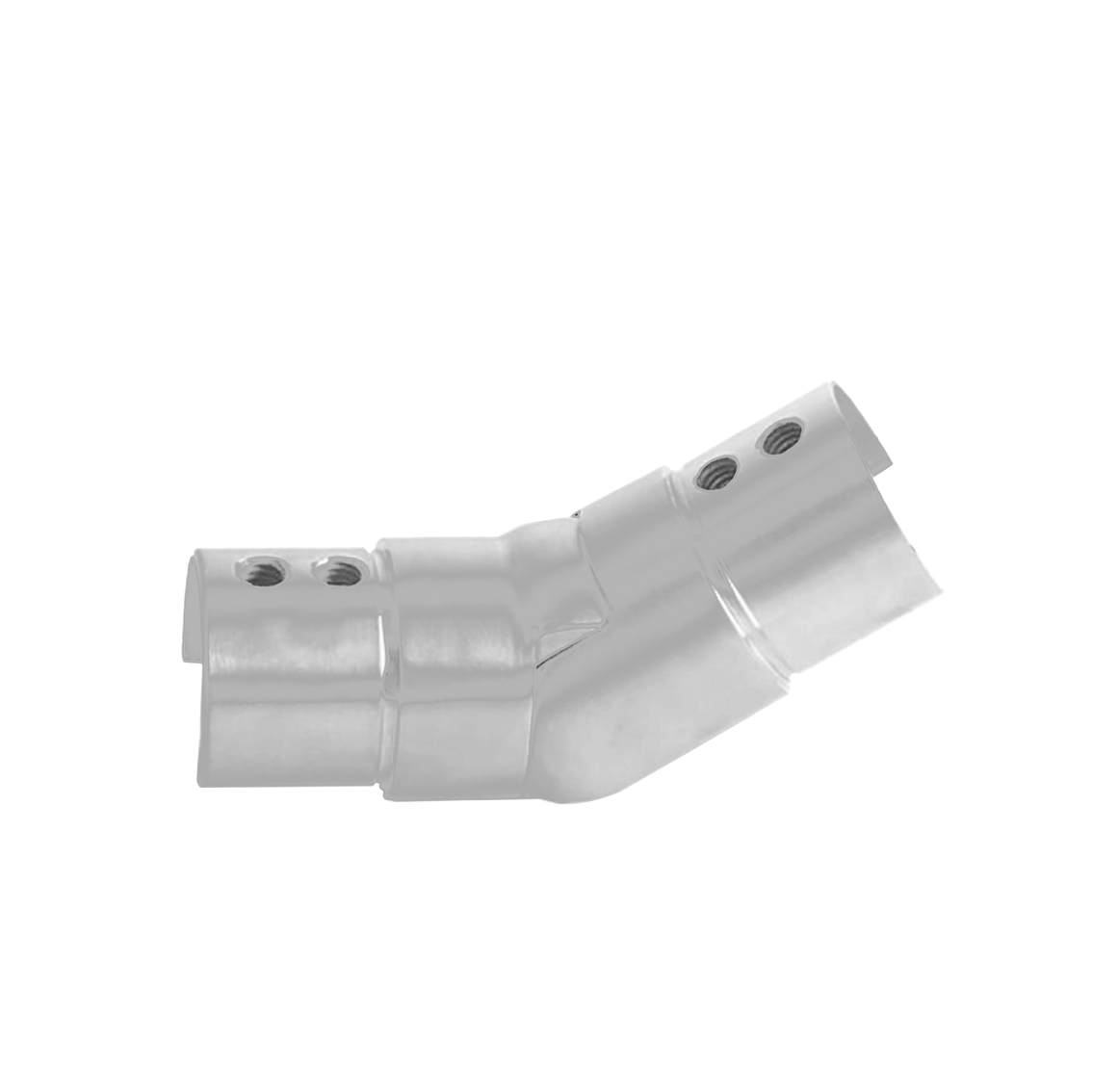 ADJUSTABLE CONNECTOR FOR 2 in ROUND CAP RAIL – Unikoo Glass & Hardware