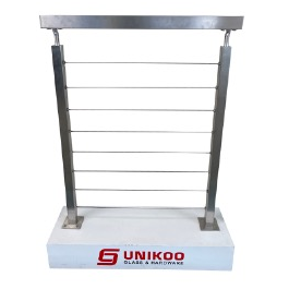 WIRE ROPE POST CLAMP- 180 DEGREES