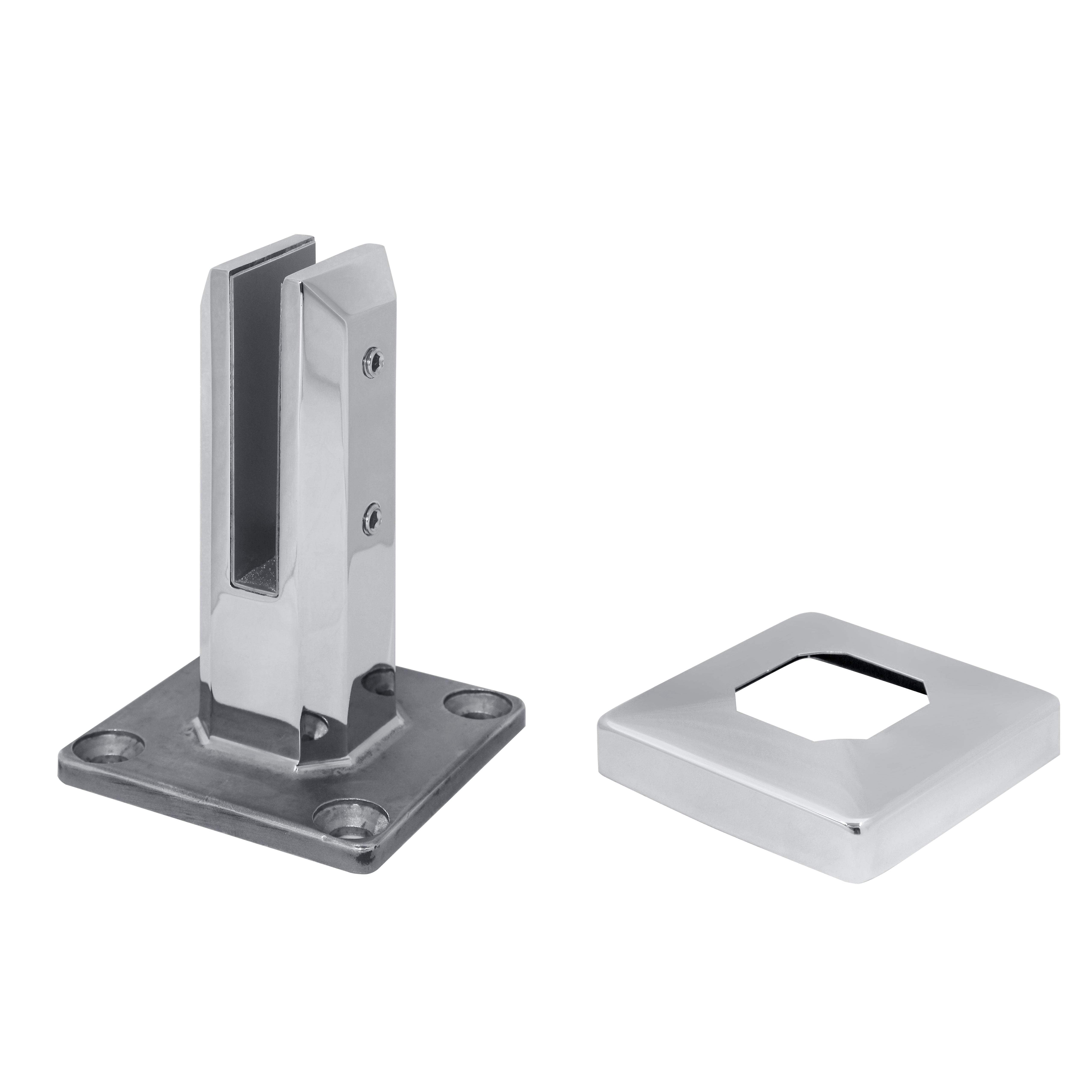 ADJUSTABLE SQUARE SURFACE MOUNT POST CLAMP