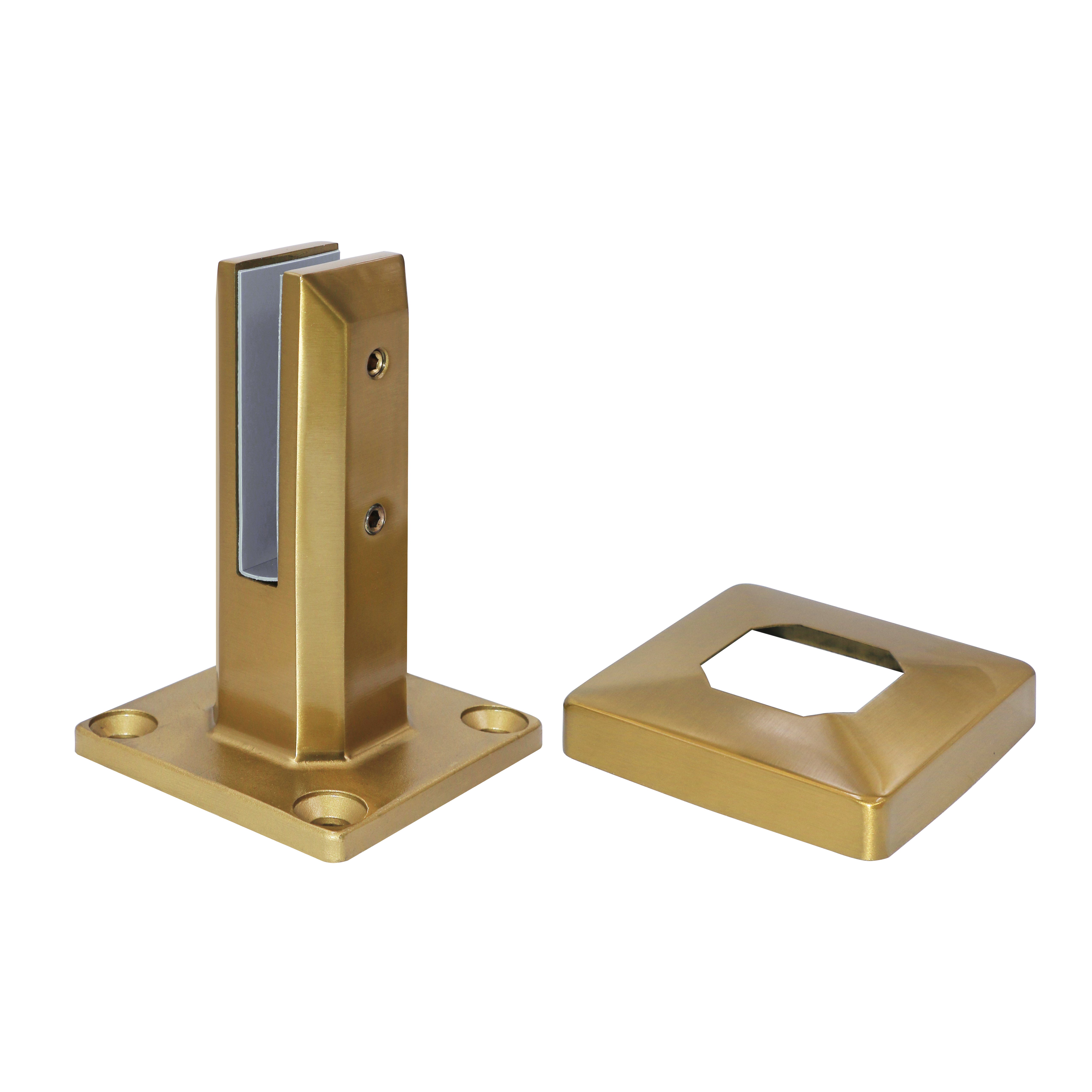 ADJUSTABLE SQUARE SURFACE MOUNT POST CLAMP