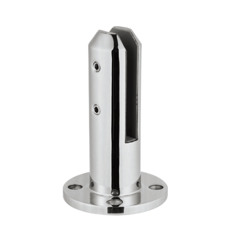 7 in HEIGHT ROUND SURFACE MOUNT POST CLAMP - (07FWCR13)