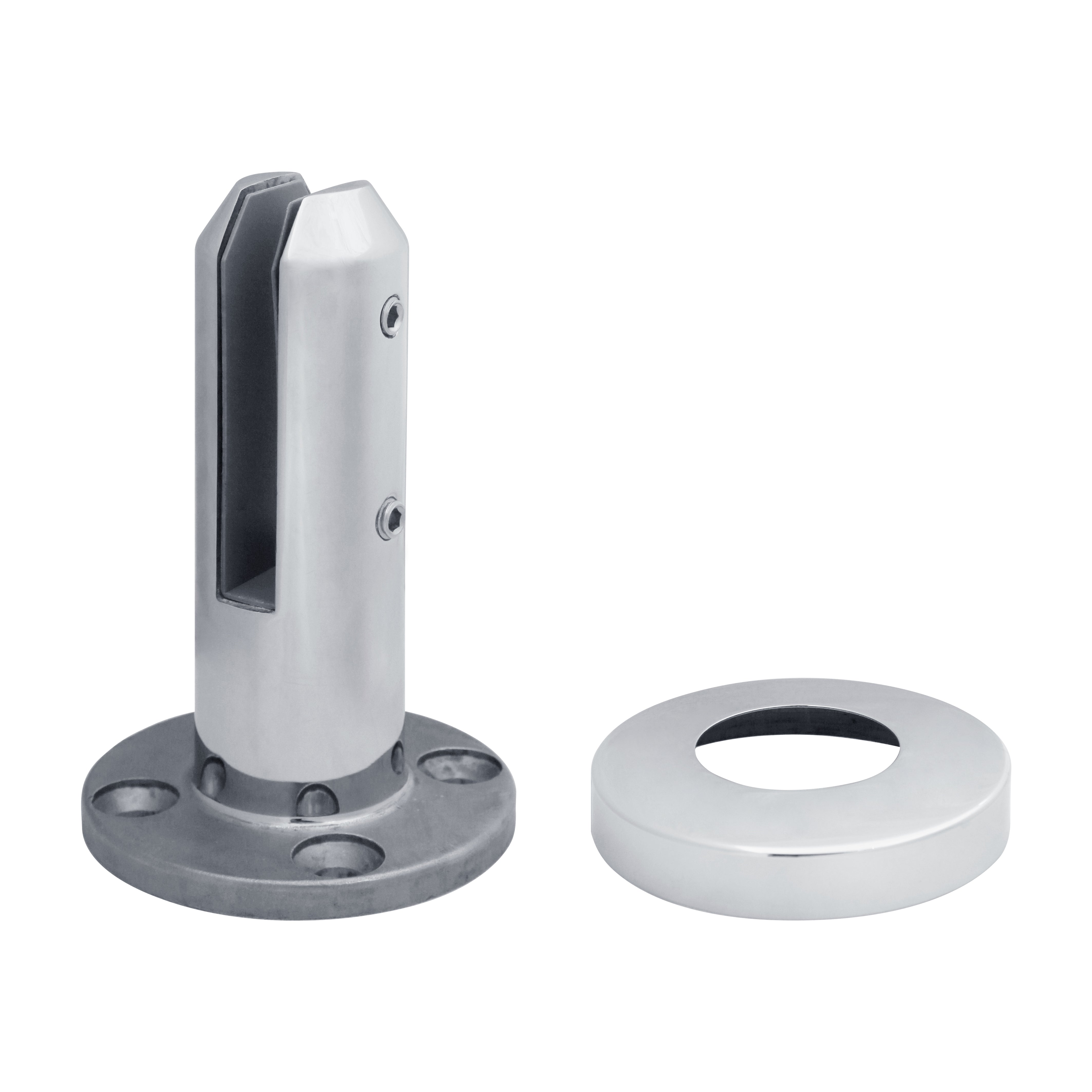 7 in HEIGHT ROUND SURFACE MOUNT POST CLAMP - (07FWCR13)