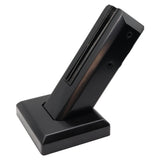 8 7/8" SQUARE SURFACE MOUNT POST CLAMP FOR8 7/8" SQUARE SURFACE MOUNT POST CLAMP FOR BEVEL STAIRS WITH BASE COVER-BRUSHED NICKEL BEVEL STAIRS WITH BASE COVER