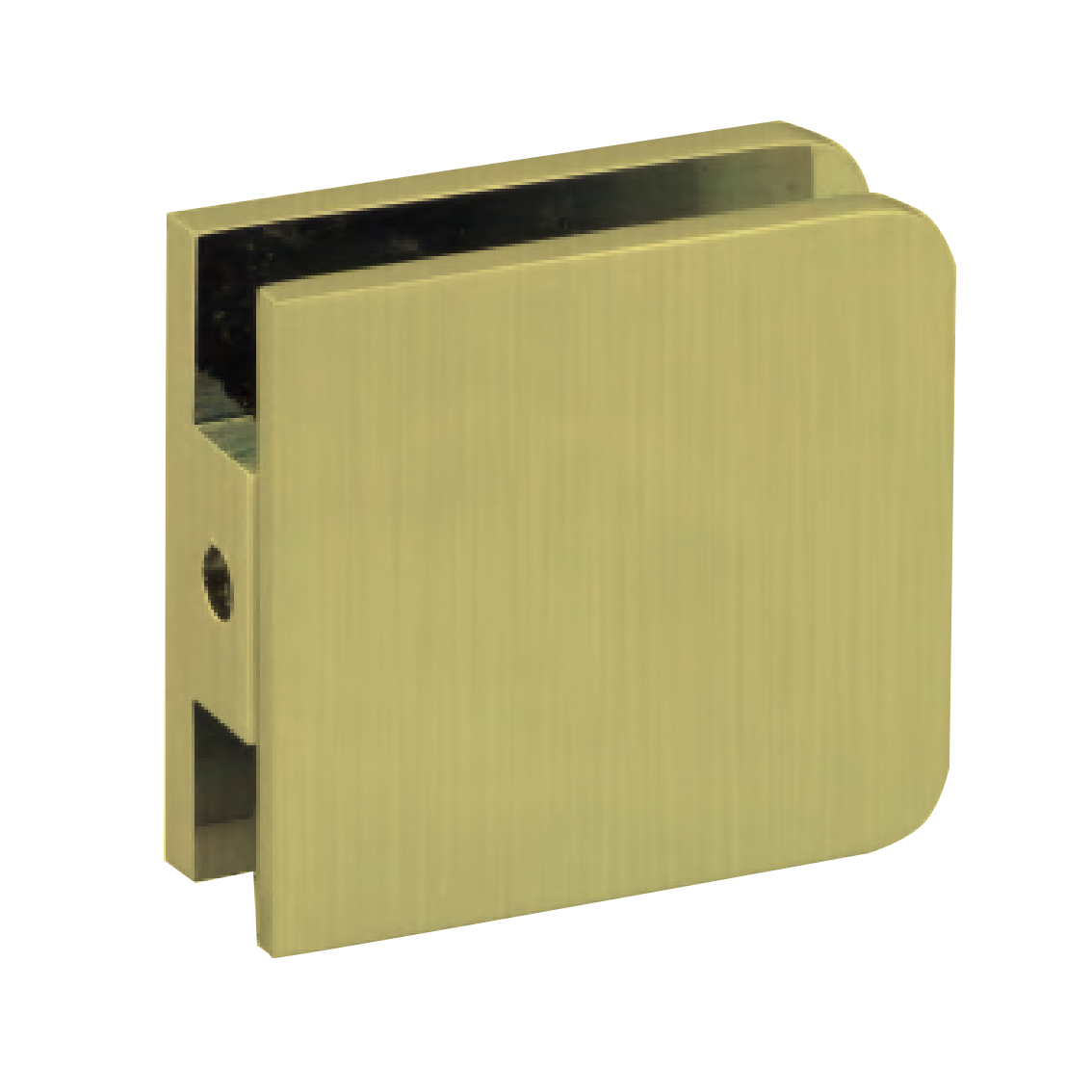 GLASS CLAMP - BEVELED 51 X 51 X 4 MM - (BCU4)