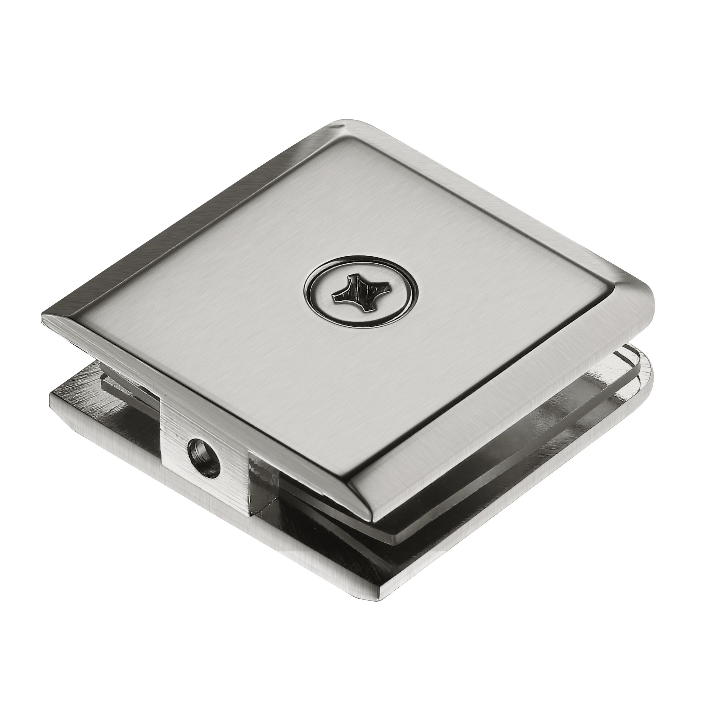 GLASS CLAMP - BEVELED 51 X 51 X 4 MM - (BCU4)