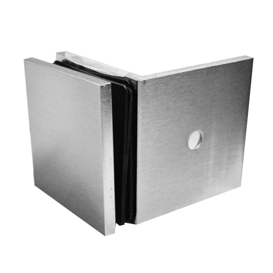 GLASS CLAMP - SQUARE FOR FIXED PANEL - 51 X 51 MM -(SGC039)