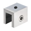 GLASS CLAMP - SQUARE INTERIOR SHOWER SHELF CLAMP (FA10)