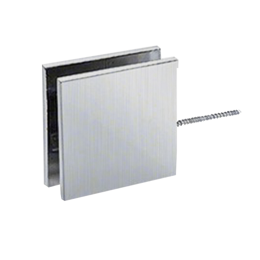 GLASS CLAMP - SQUARE WALL MOUNT - 51 X 51 MM - (SGC186)