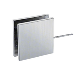 GLASS CLAMP - SQUARE WALL MOUNT - 51 X 51 MM - (SGC186)