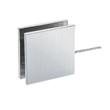 GLASS CLAMP - SQUARE WALL MOUNT - 51 X 51 MM - (SGC186)