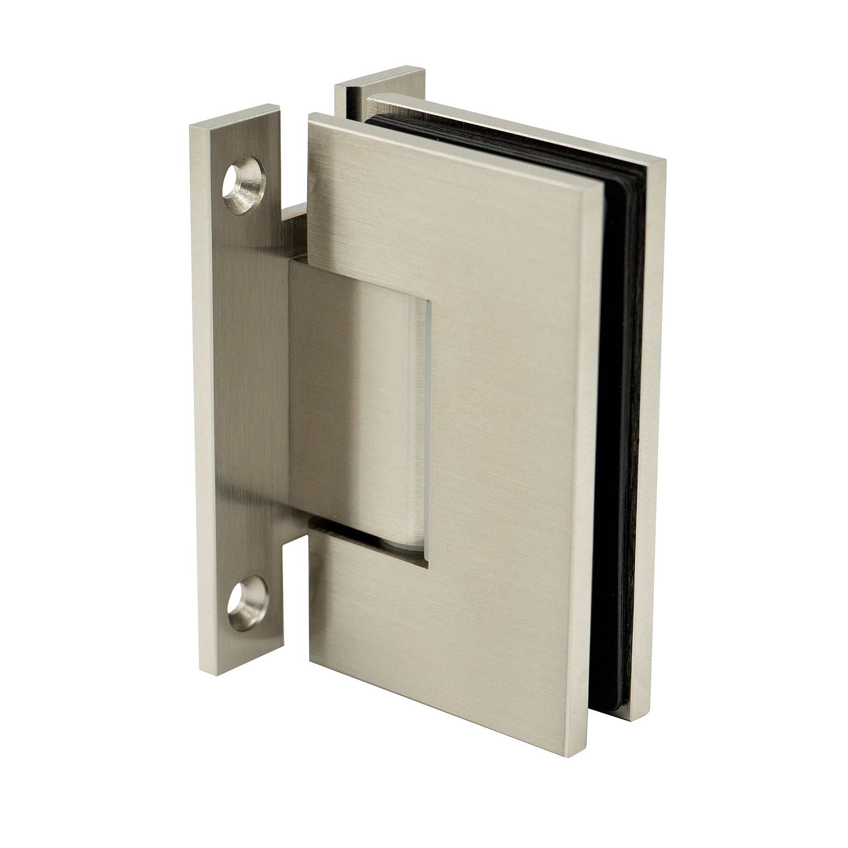 HINGE GIN SERIES - SQUARE WALL MOUNT H-PLATE 90 DEGREES - (GEN037) INCLUDES INSTALLATION HARDWARE