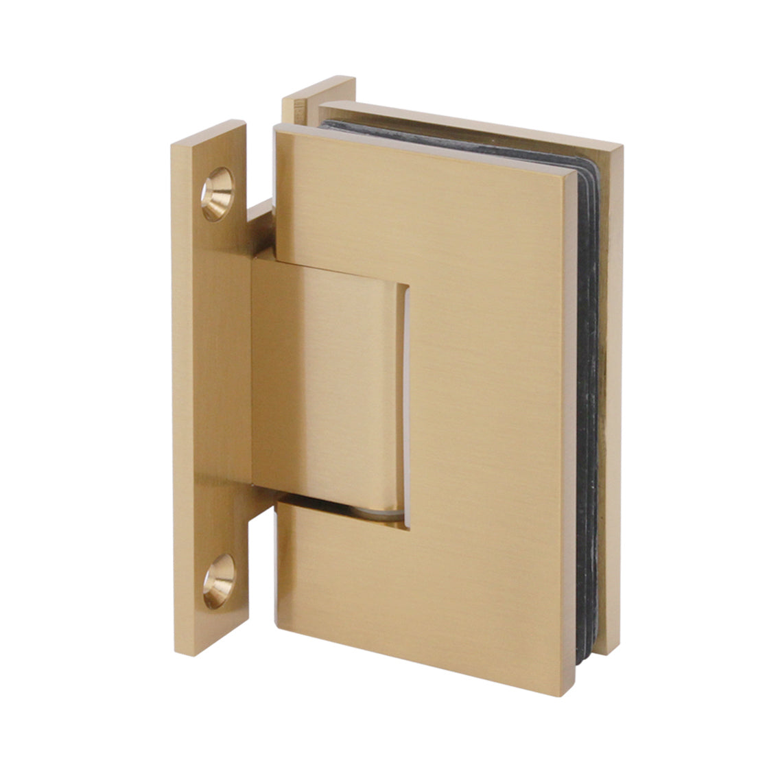 HINGE GIN SERIES - SQUARE WALL MOUNT H-PLATE 90 DEGREES - (GEN037) INCLUDES INSTALLATION HARDWARE