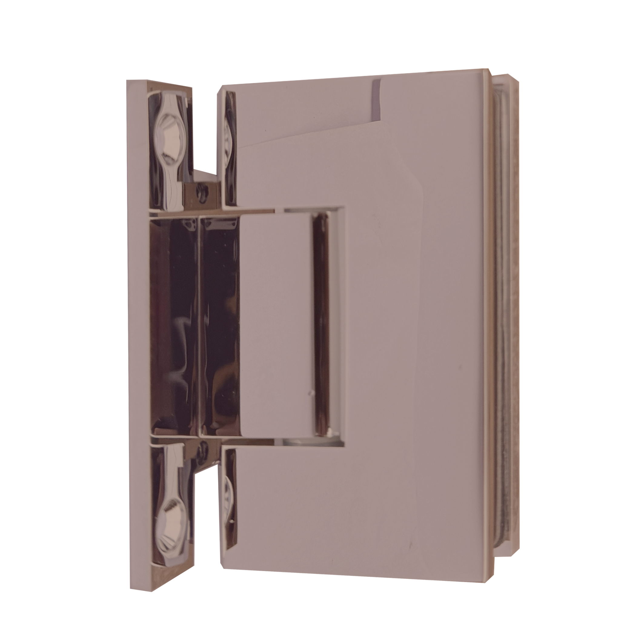 HINGE GIN SERIES - SQUARE WALL MOUNT H-PLATE 90 DEGREES - (GEN037) INCLUDES INSTALLATION HARDWARE