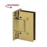 HINGE GIN SERIES - SQUARE ADJUSTABLE WALL MOUNT H-PLATE 90 DEGREES