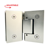 HINGE GIN SERIES - SQUARE ADJUSTABLE 135 DEGREES GLASS TO GLASS