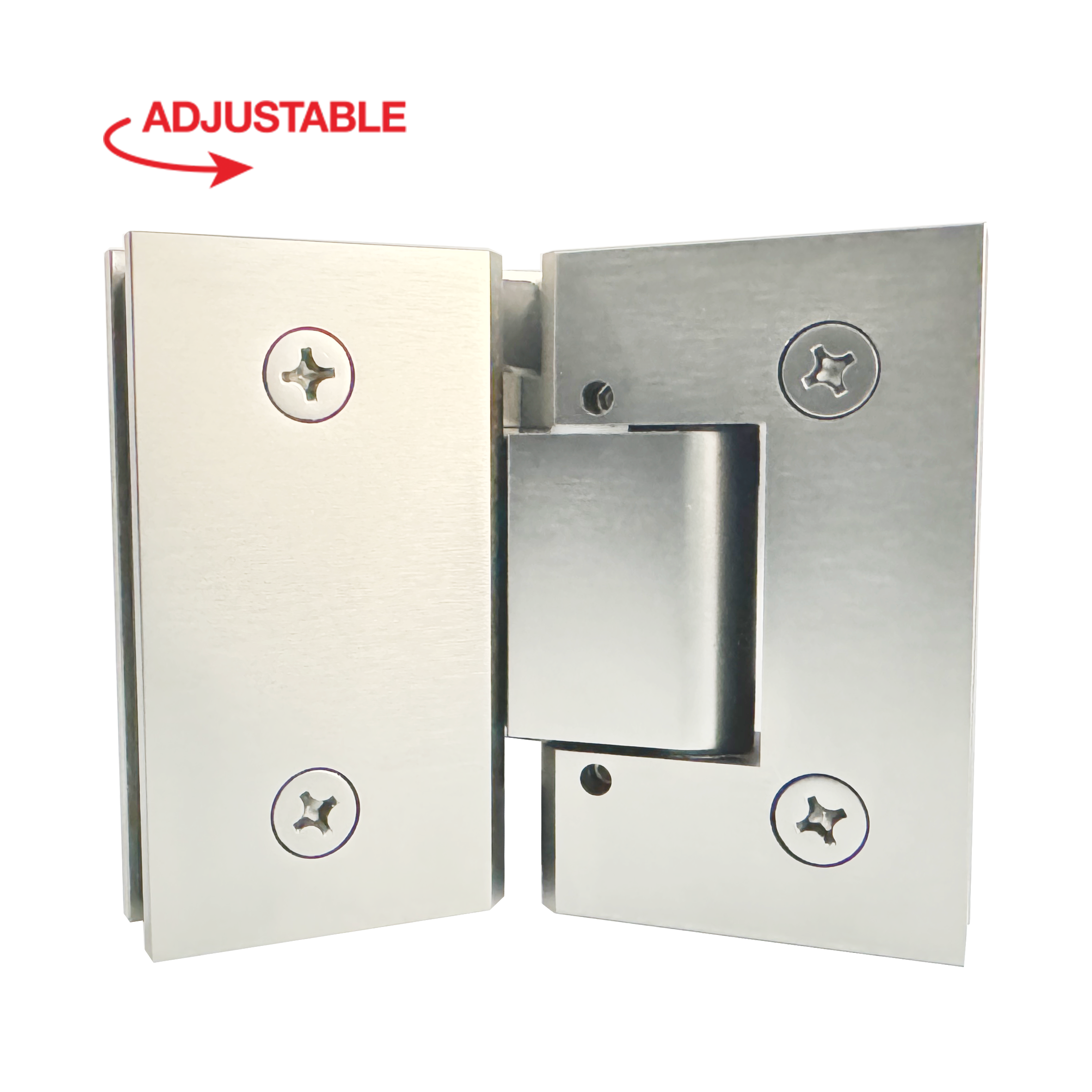 HINGE GIN SERIES - SQUARE ADJUSTABLE 135 DEGREES GLASS TO GLASS