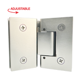 HINGE GIN SERIES - SQUARE ADJUSTABLE 135 DEGREES GLASS TO GLASS
