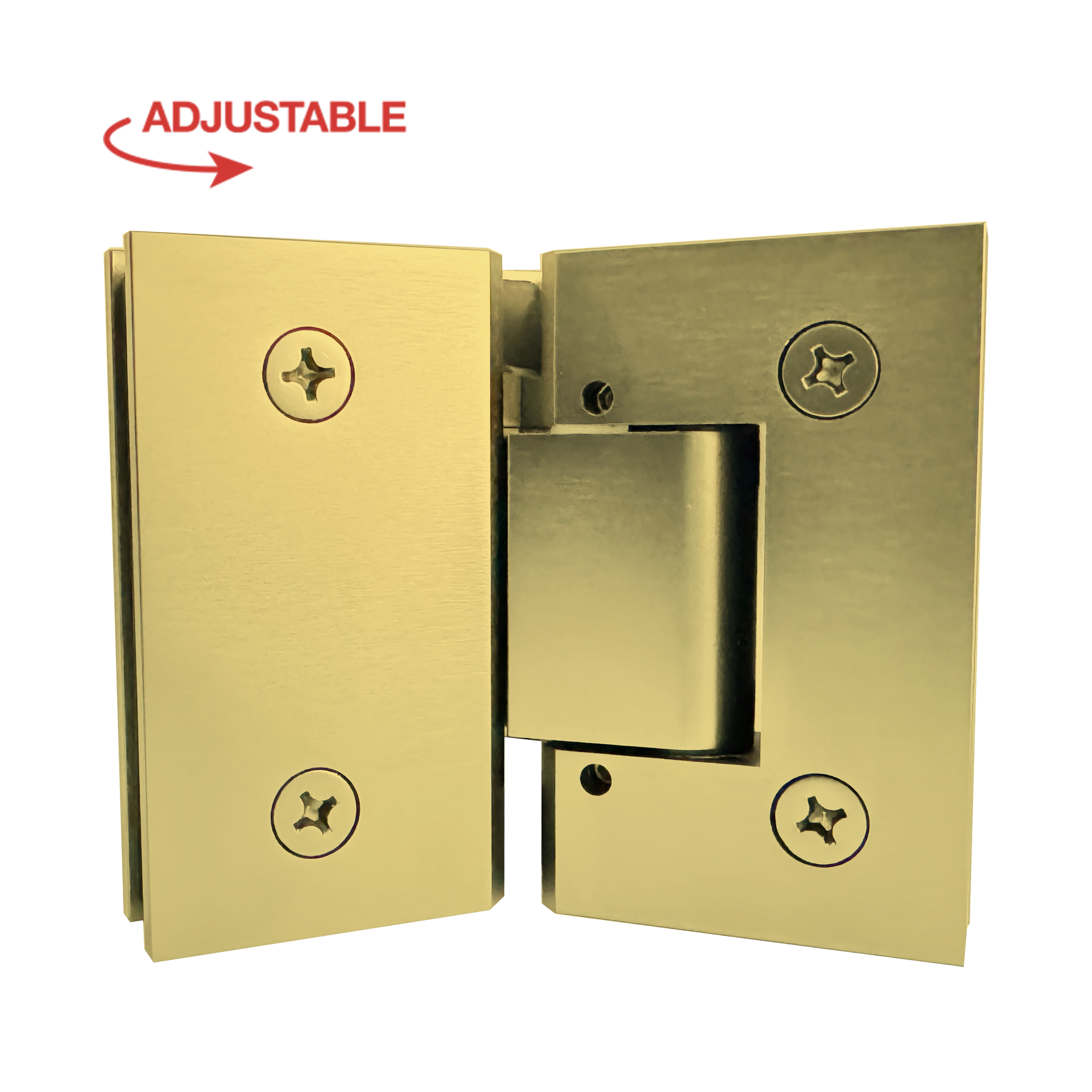 HINGE GIN SERIES - SQUARE ADJUSTABLE 135 DEGREES GLASS TO GLASS