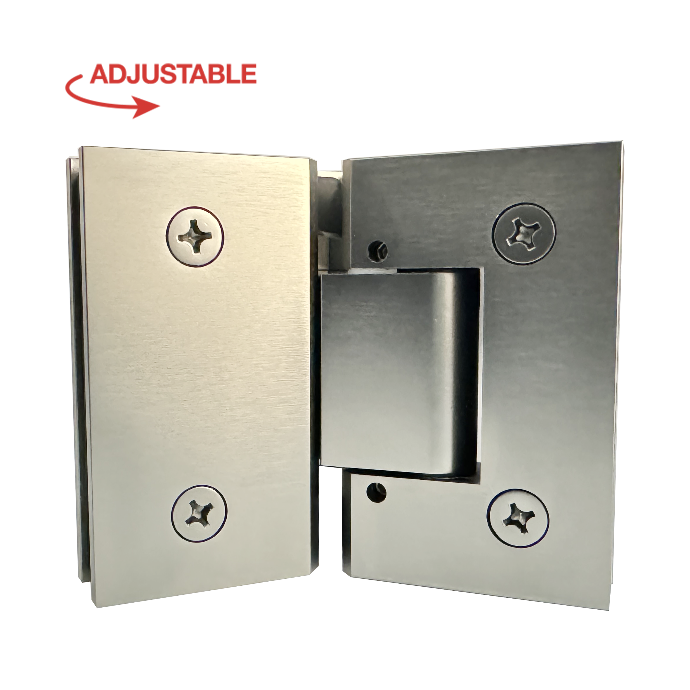 HINGE GIN SERIES - SQUARE ADJUSTABLE 135 DEGREES GLASS TO GLASS