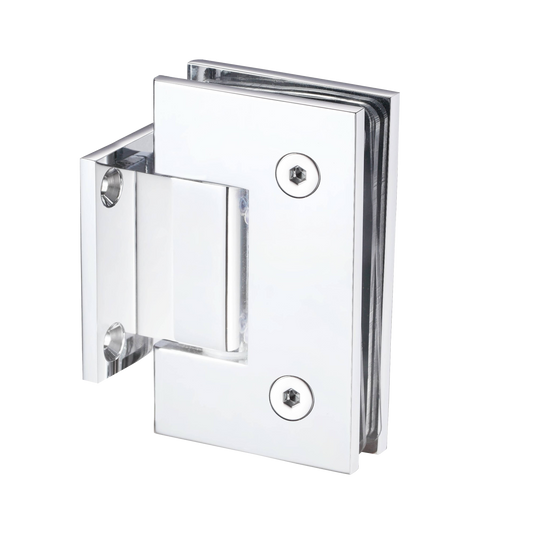 HINGE GIN SERIES - SQUARE 5 DEGREES  ADJUSTABLE WALL MOUNT SHORT PLATE 90 DEGREES - (GEN574)