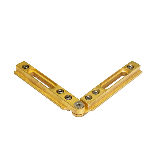 90 DEGREE BRASS ADJUSTABLE CORNER FOR GRAND SERIES HEADER KIT..04HBBK90