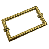 HANDLE - ROUND TUBING MITERED CORNER BACK-TO-BACK 8' - (HMT8X8)