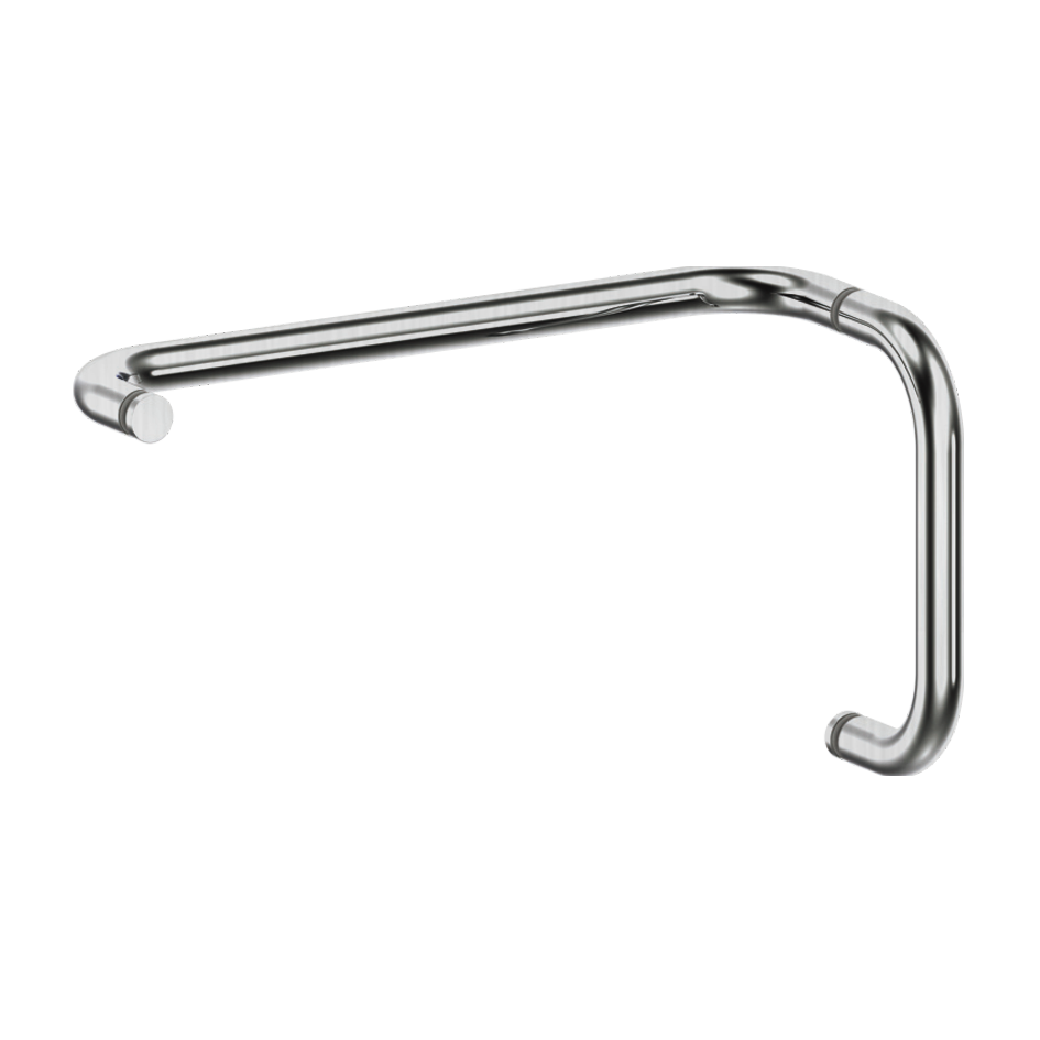 HANDLE & TOWEL BAR COMBO - TUBLAR W/ METAL WASHERS 6' HDL & 18' TB - (HTR6X18)