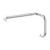 HANDLE & TOWEL BAR COMBO - TUBLAR W/ METAL WASHERS 6' HDL & 18' TB - (HTR6X18)