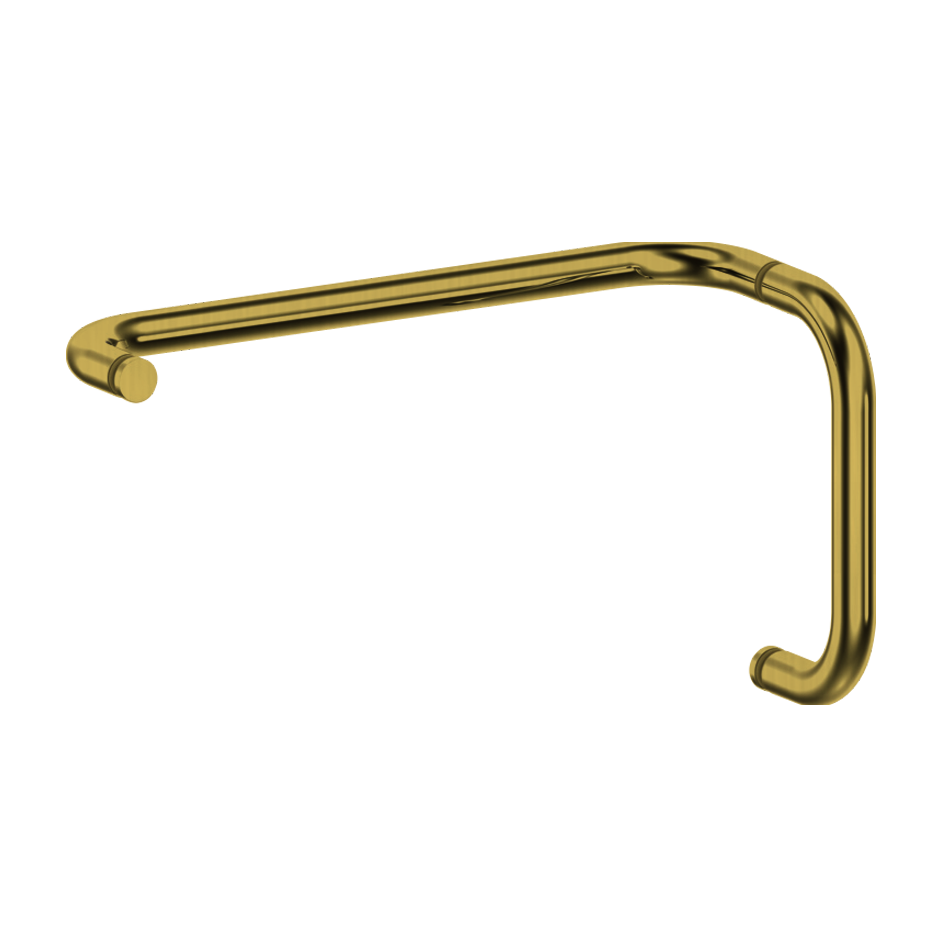 HANDLE & TOWEL BAR COMBO - TUBLAR W/ METAL WASHERS 6' HDL & 18' TB - (HTR6X18)