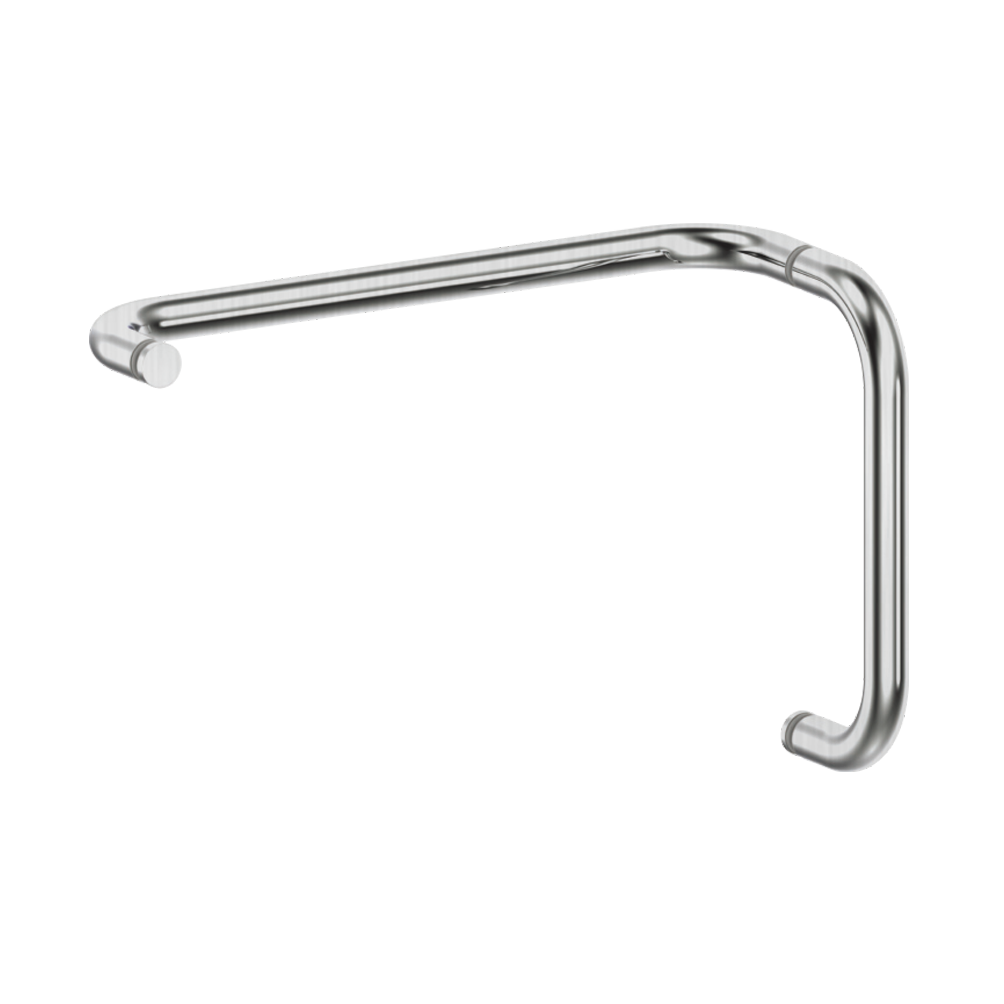 HANDLE & TOWEL BAR COMBO - TUBLAR W/ METAL WASHERS 8' HDL & 18' TB -(HTR8X18)