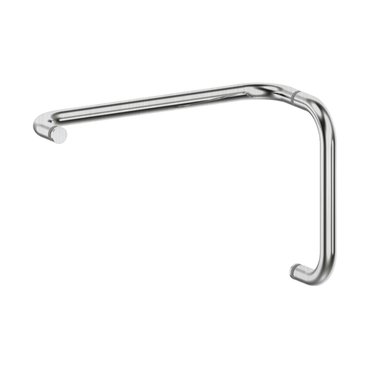HANDLE & TOWEL BAR COMBO - TUBLAR W/ METAL WASHERS 8' HDL & 18' TB -(BM8X18)