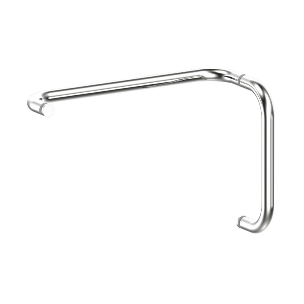 HANDLE & TOWEL BAR COMBO - TUBLAR W/ METAL WASHERS 8' HDL & 18' TB -(HTR8X18)