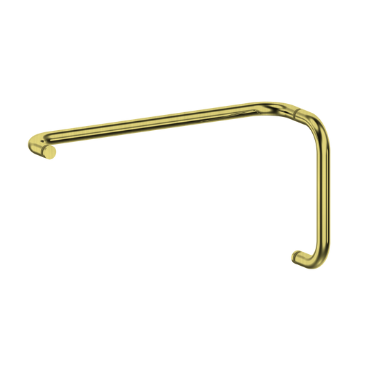 HANDLE & TOWEL BAR COMBO - TUBLAR W/ METAL WASHERS 8' HDL & 24' TB -(BM8X24)