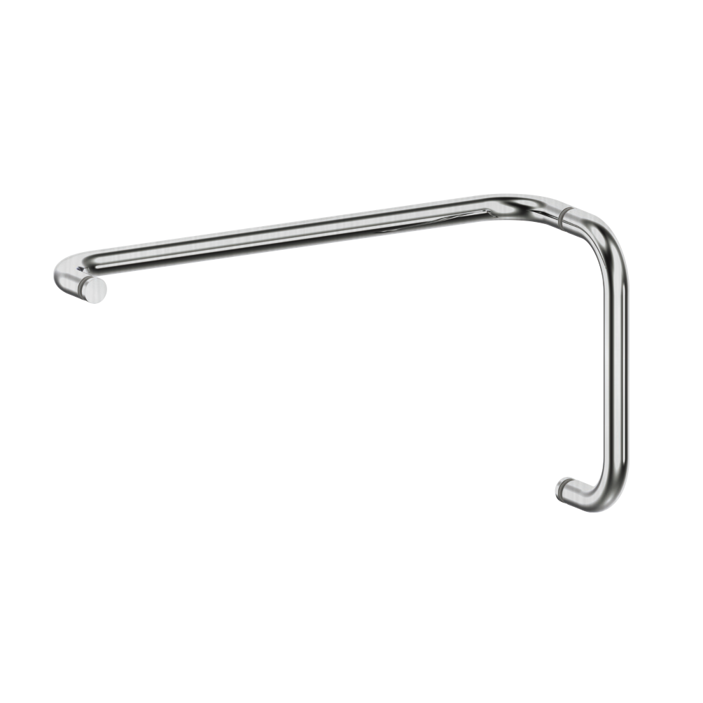 HANDLE & TOWEL BAR COMBO - TUBLAR W/ METAL WASHERS 8' HDL & 24' TB -(HTR8X24)