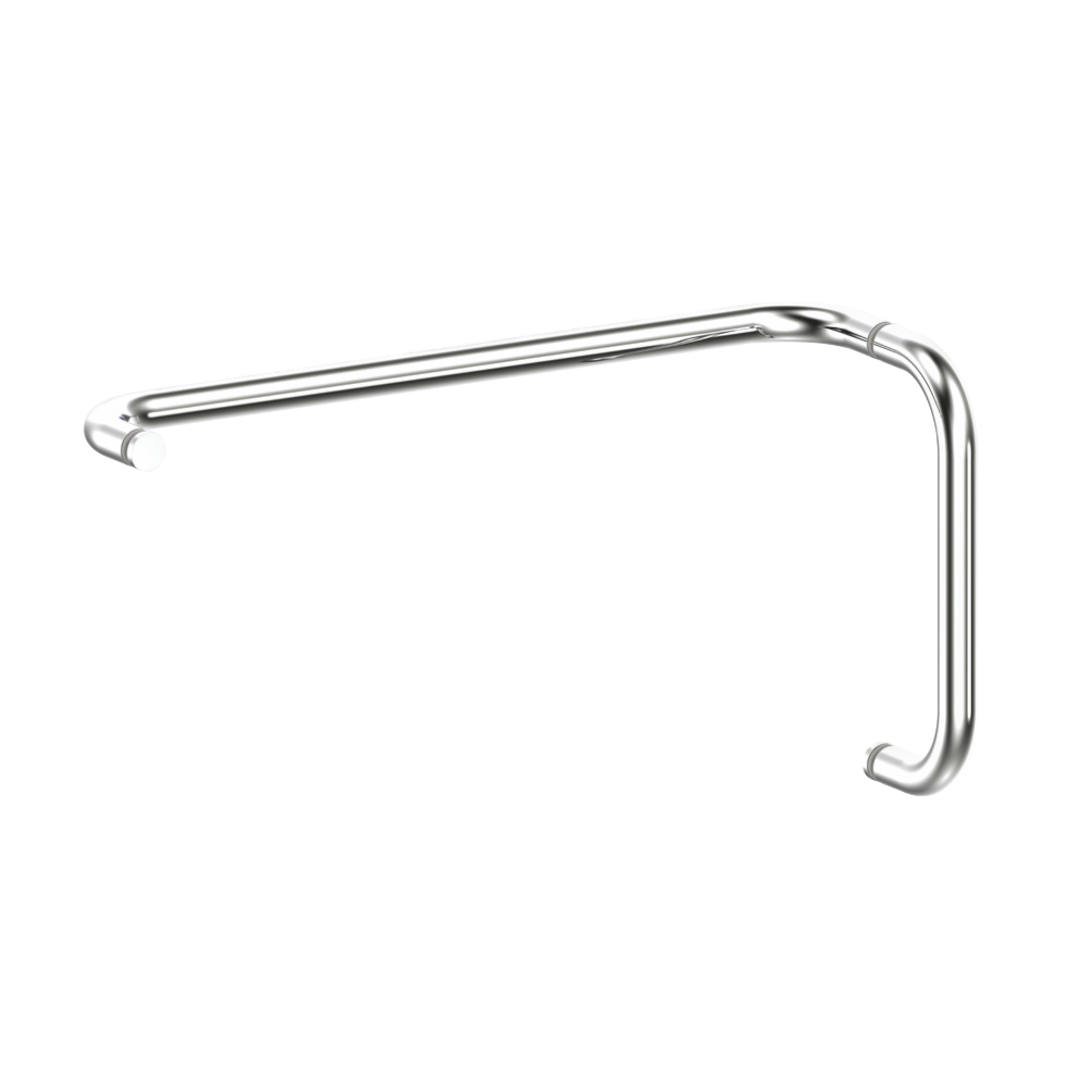 HANDLE & TOWEL BAR COMBO - TUBLAR W/ METAL WASHERS 8' HDL & 24' TB -(HTR8X24)