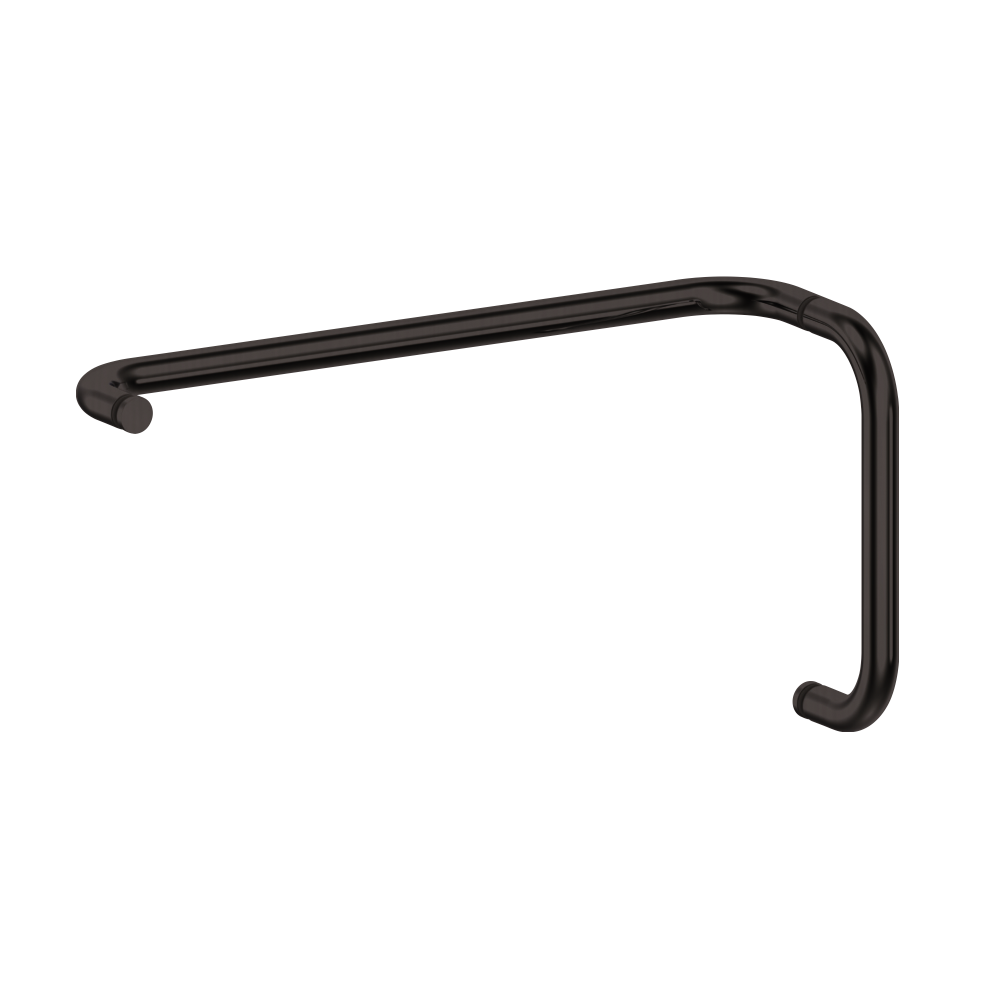 HANDLE & TOWEL BAR COMBO - SQUARE W/ METAL WASHERS 6' HDL & 18' TB -(HTS6X18)