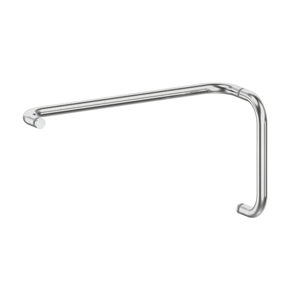 HANDLE & TOWEL BAR COMBO - TUBLAR W/ METAL WASHERS 8' HDL & 24' TB -(HTR8X24)