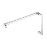 HANDLE & TOWEL BAR COMBO - SQUARE W/ METAL WASHERS 6' HDL & 18' TB -(HTS6X18)