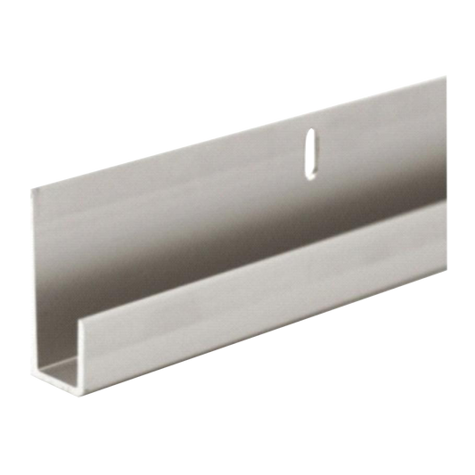 144' 5/8 DEEP J-CHANNEL FOR 1/4' GLASS
