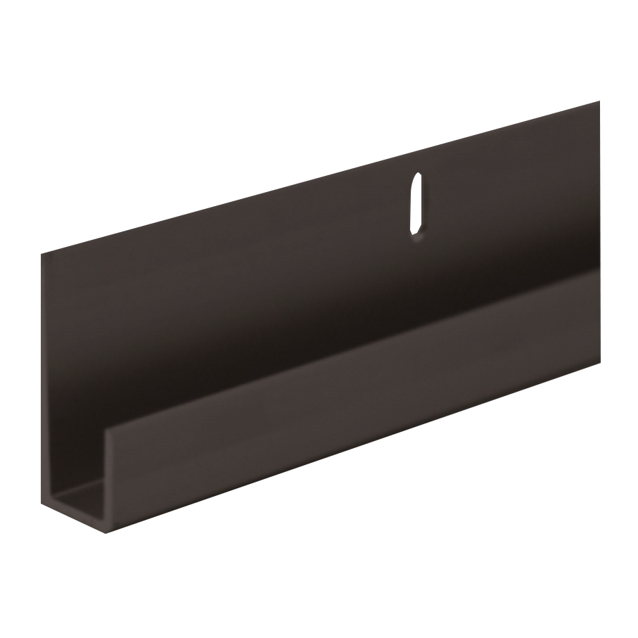 144' 5/8 DEEP J-CHANNEL FOR 1/4' GLASS