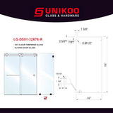 DS01 RETURN PANEL-LAMINATED GLASS