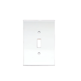Clear Single Toggle Switch Acrylic Mirror Plate