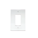 Clear Single Designer Acrylic Mirror Plate