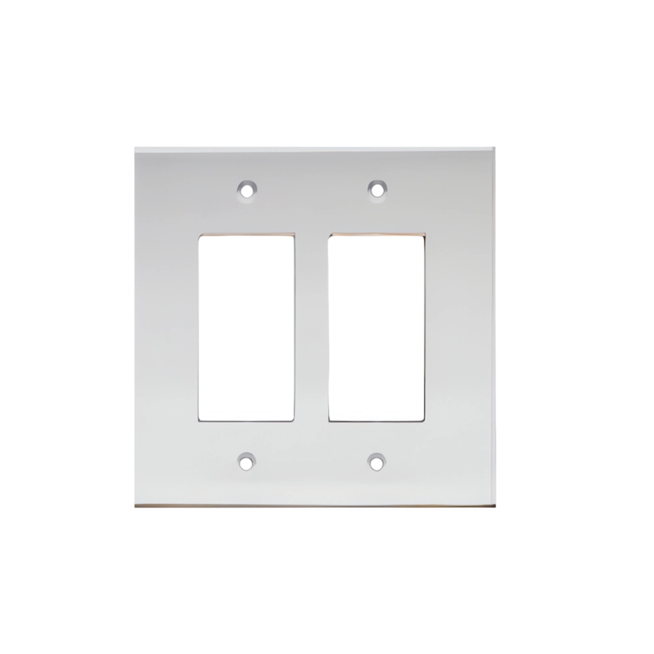 Clear Double Designer Acrylic Mirror Plate