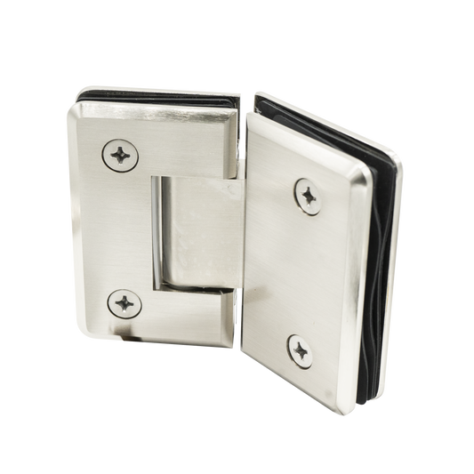 HINGE PIC SERIES - BEVELED GLASS TO GLASS 135 DEGREE - (PIN045)