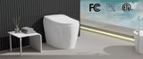 Unikoo One-Piece Smart Toilet with Auto Open/Close Lid, Foot Sensor Flush, Heated Seat & ADA Comfort Height