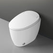 Unikoo Smart Toilet, One Piece Elongated Toilet with Foot Sensor, ADA Comfort Height, Blackout Flush, Auto Flush, Heated Seat, Nightlight for Bathroom