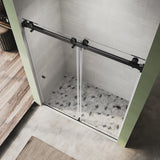 UKD01-56 to 60 in. W x 72 or 76in. 2TB H Double Sliding Frameless Shower Door, EnduroShield 3/8 in. Clear Glass