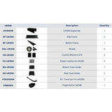UKD06 60' X 60' SLIDING DOOR HARDWARE KIT
