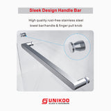 UKD08 - 45-48 in. W x 76 in. H Double Sliding Semi-Frameless Bathtub Door with EnduroShield Clear Glass -wholesale